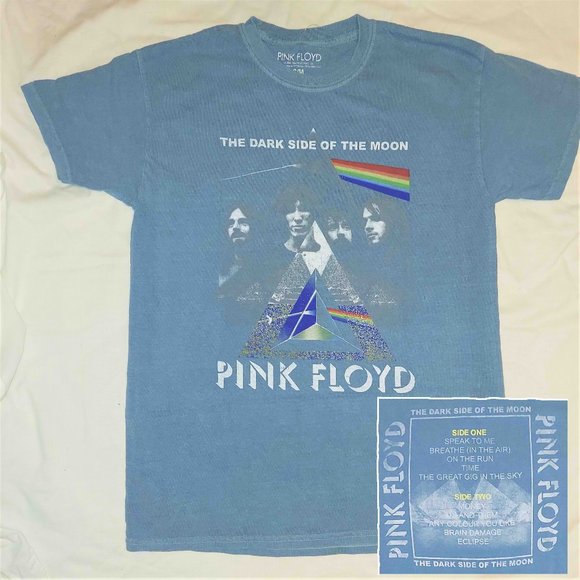 Pink Floyd The Dark Side of the Moon rock Official T-Shirt M/L fits L NWT - Picture 1 of 5